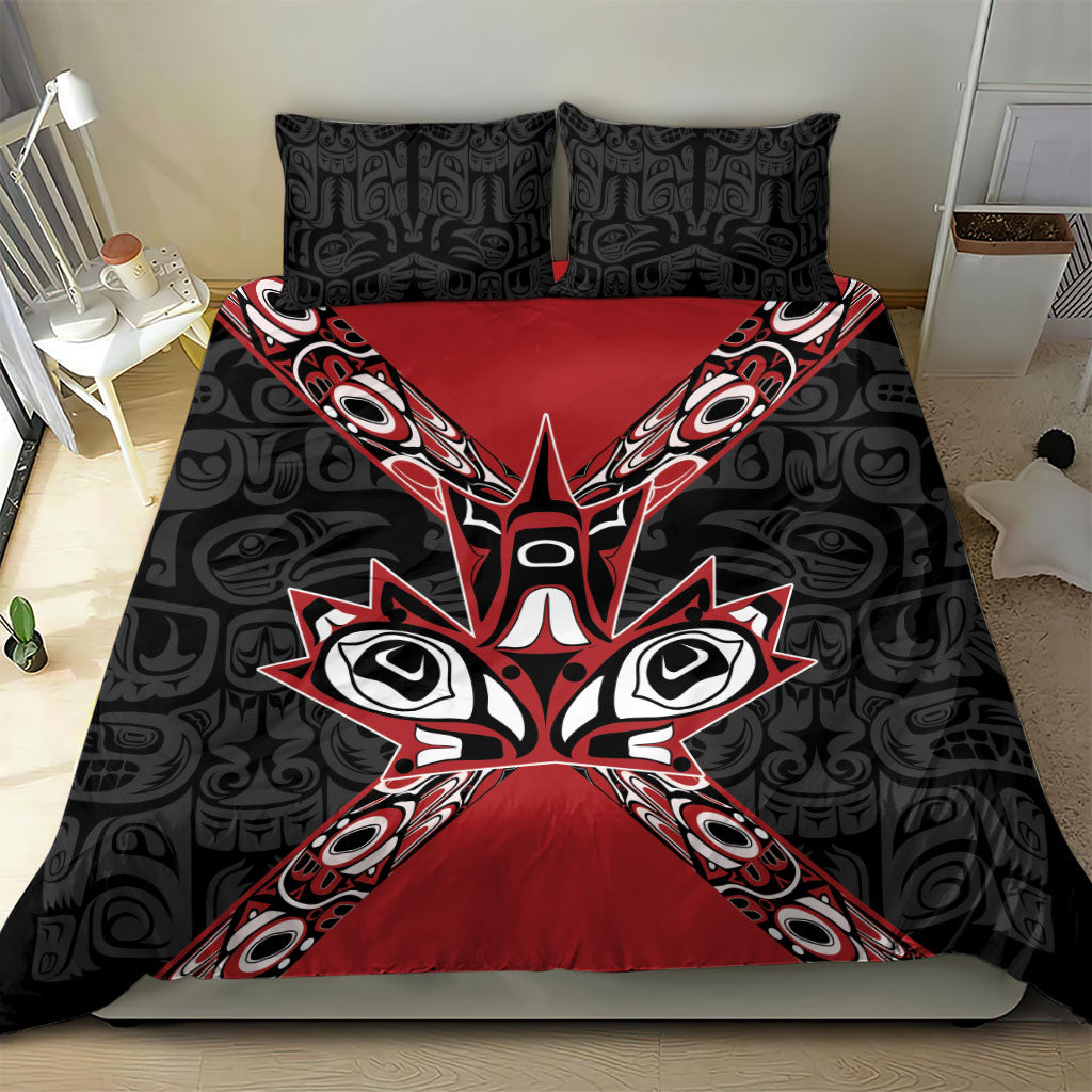 Canada Indigenous Heritage Bedding Set First Nations Inuit Metis Pride