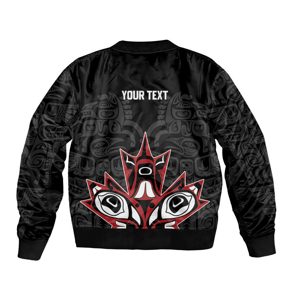 Canada Indigenous Heritage Personalized Bomber Jacket First Nations Inuit Metis Pride