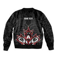 Canada Indigenous Heritage Personalized Bomber Jacket First Nations Inuit Metis Pride