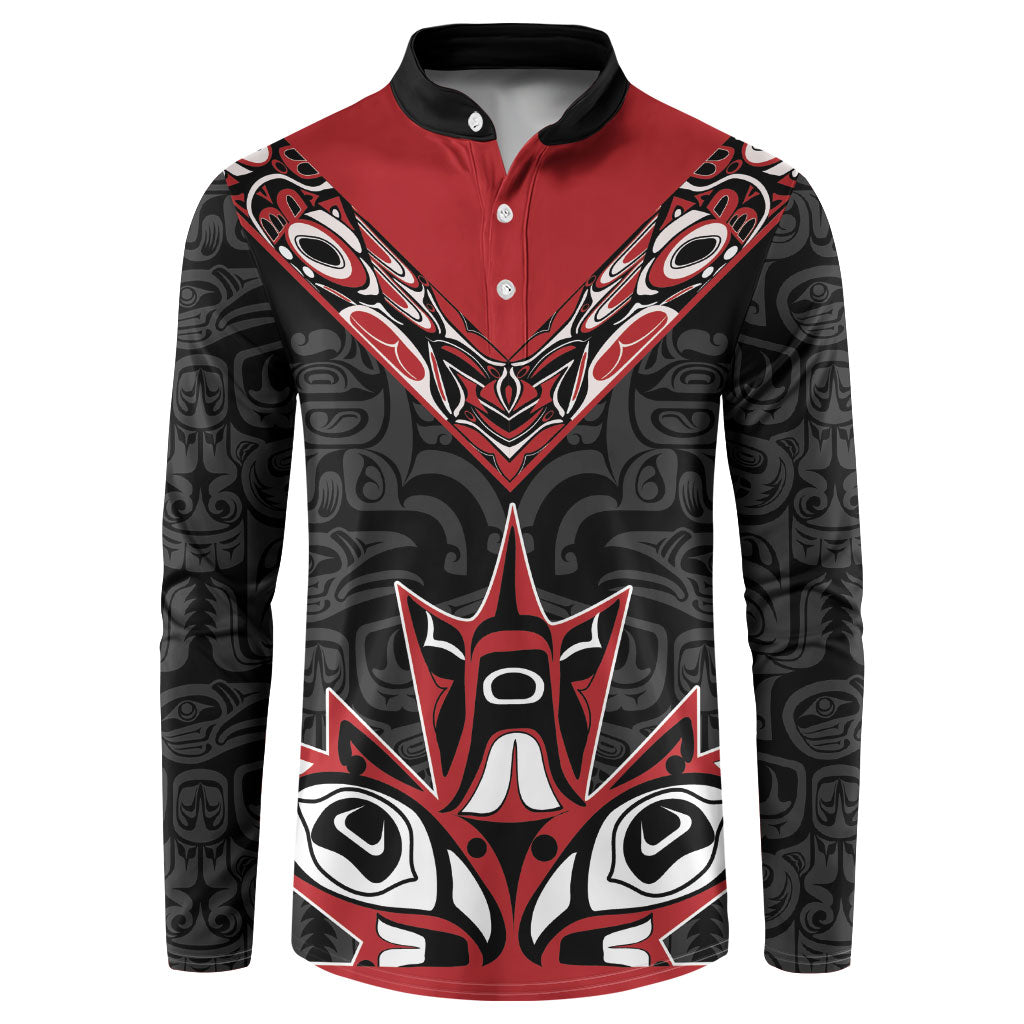 Canada Indigenous Heritage Personalized Button Sweatshirt First Nations Inuit Metis Pride