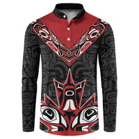 Canada Indigenous Heritage Personalized Button Sweatshirt First Nations Inuit Metis Pride