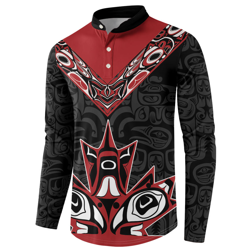 Canada Indigenous Heritage Personalized Button Sweatshirt First Nations Inuit Metis Pride