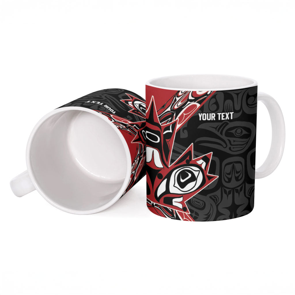 Canada Indigenous Heritage Personalized Ceramic Mug First Nations Inuit Metis Pride