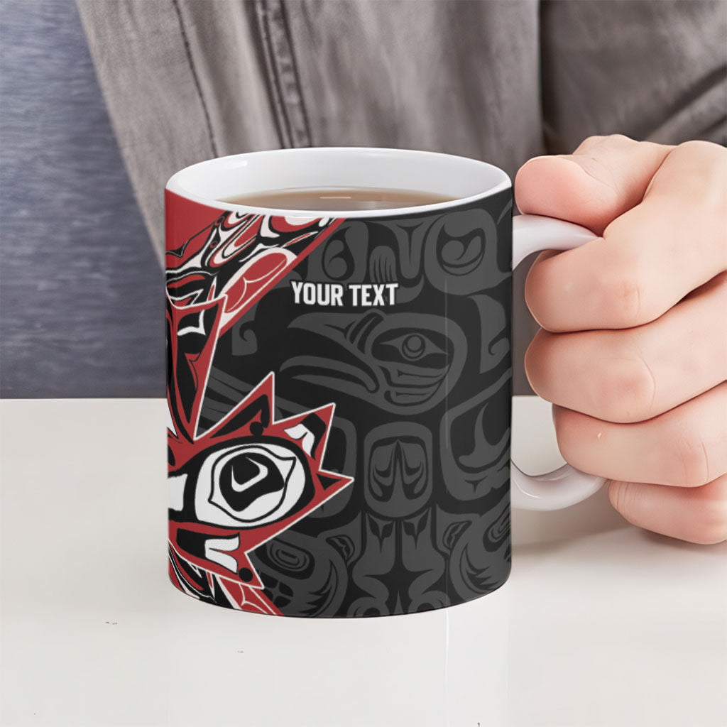 Canada Indigenous Heritage Personalized Ceramic Mug First Nations Inuit Metis Pride