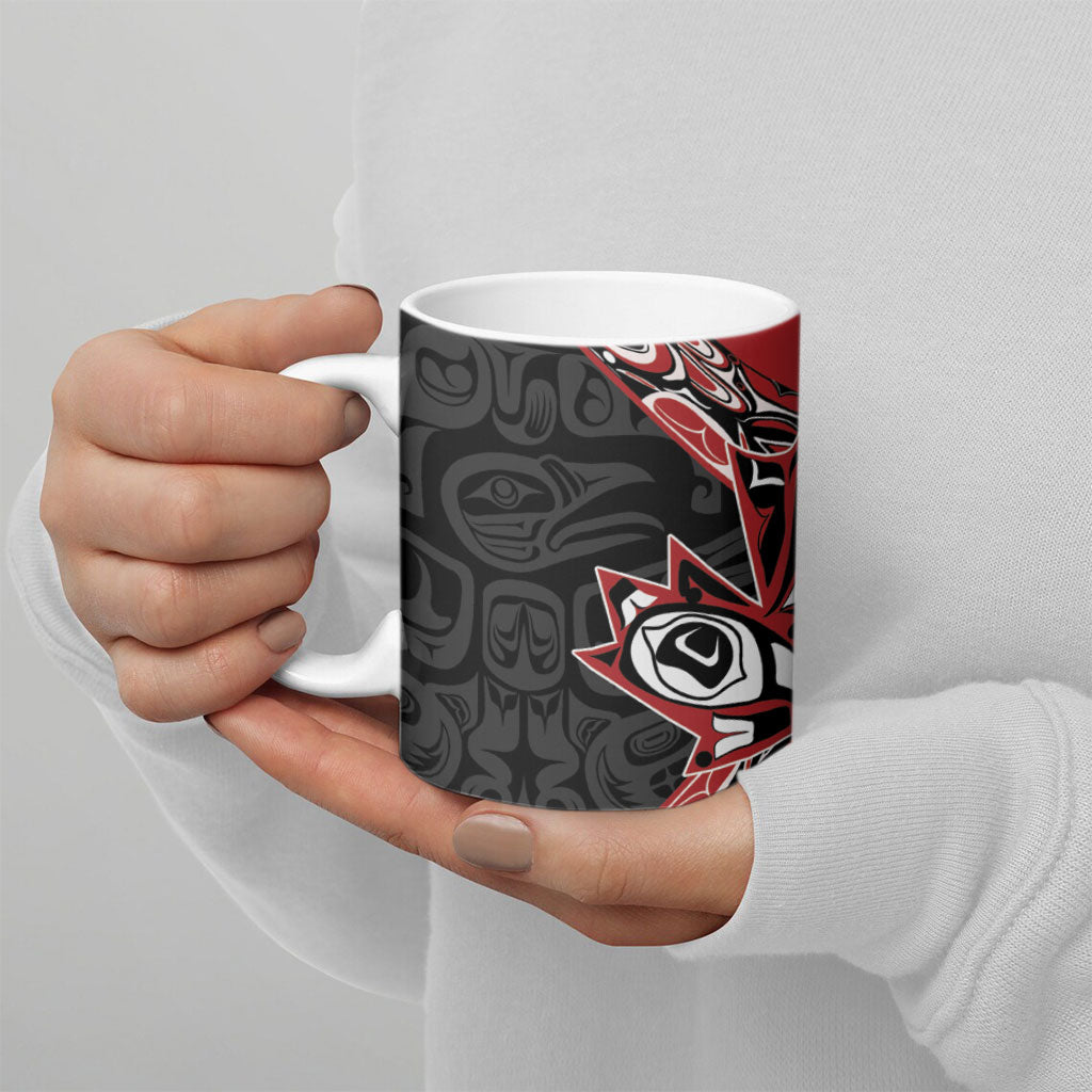 Canada Indigenous Heritage Personalized Ceramic Mug First Nations Inuit Metis Pride