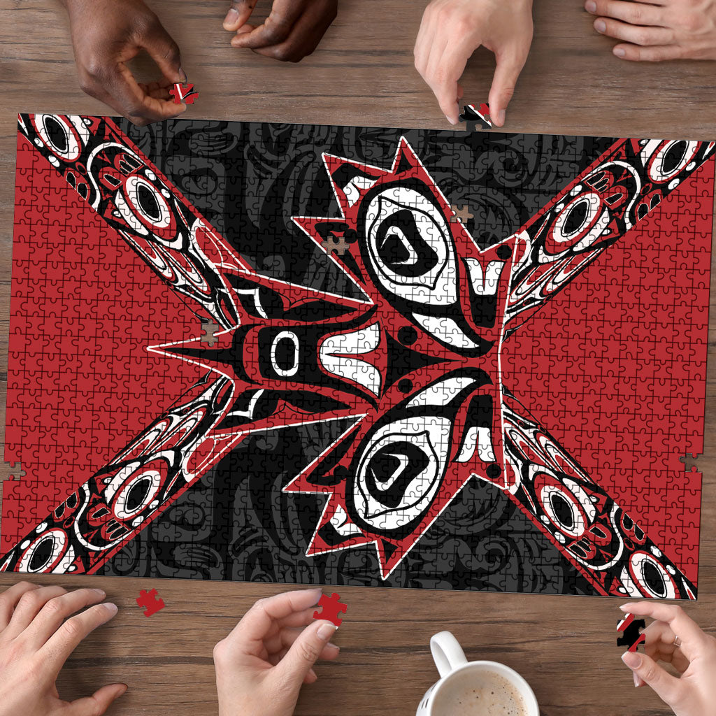 Canada Indigenous Heritage Puzzle First Nations Inuit Metis Pride
