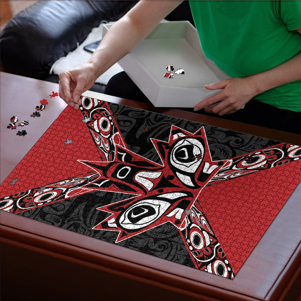 Canada Indigenous Heritage Puzzle First Nations Inuit Metis Pride