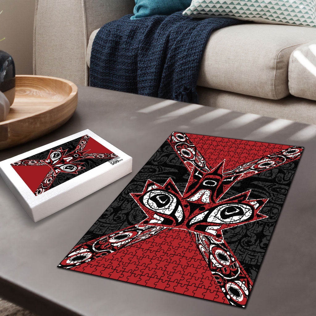 Canada Indigenous Heritage Puzzle First Nations Inuit Metis Pride