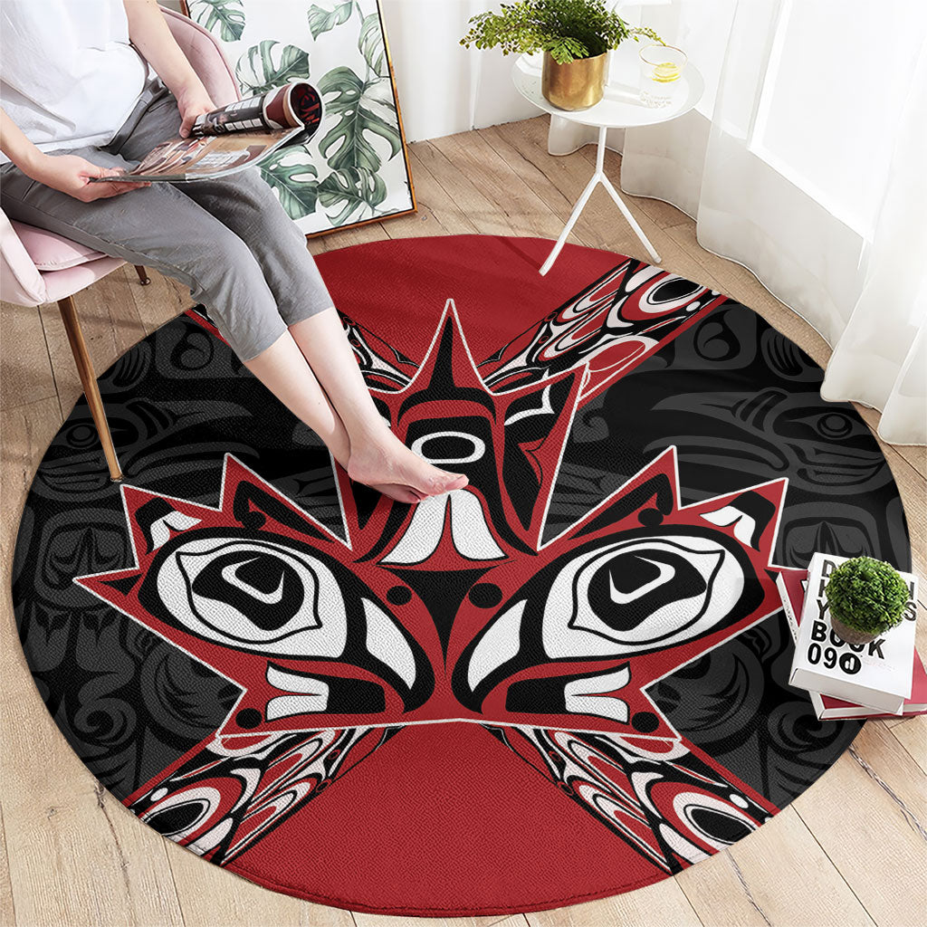 Canada Indigenous Heritage Round Carpet First Nations Inuit Metis Pride