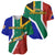 South Africa Springboks Baseball Jersey with Kente Pattern and South African Flag LT9 - Wonder Print Shop