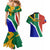 South Africa Springboks Couples Matching Mermaid Dress And Hawaiian Shirt with Kente Pattern and South African Flag LT9 - Wonder Print Shop