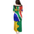 South Africa Springboks Puletasi with Kente Pattern and South African Flag - Wonder Print Shop