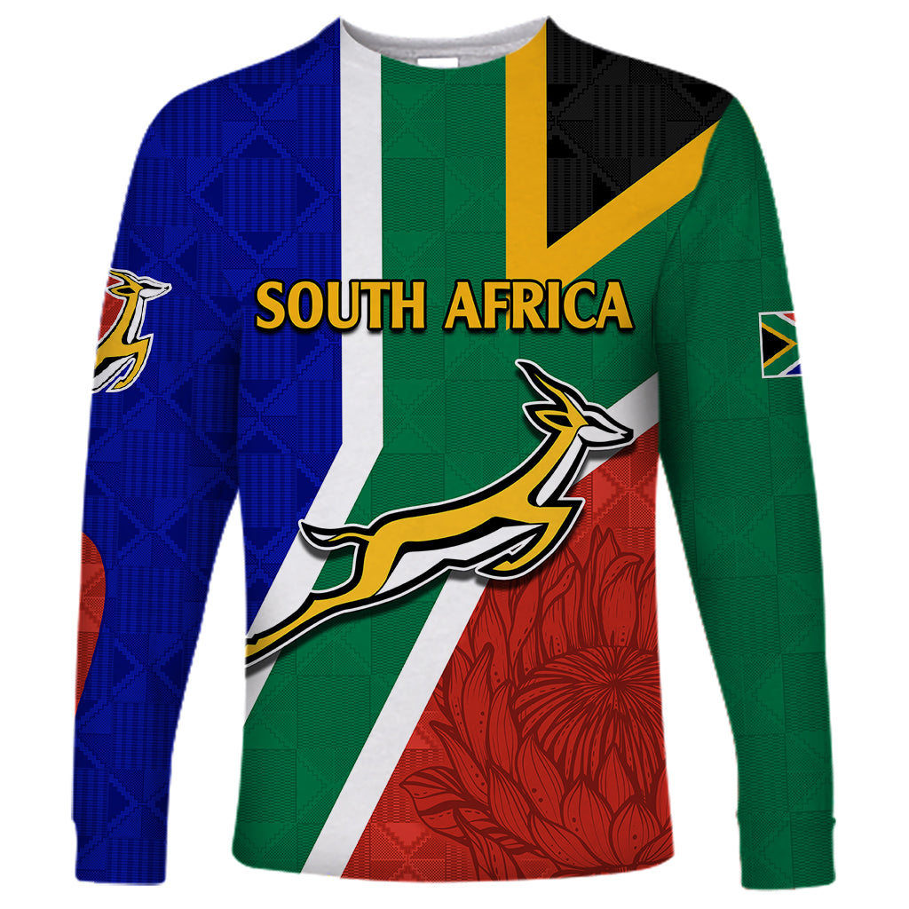 custom-south-africa-springboks-long-sleeve-shirt-with-kente-pattern-and-south-african-flag