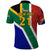 Custom South Africa Springboks Polo Shirt with Kente Pattern and South African Flag - Wonder Print Shop