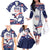 Personalized USA Athletics Family Matching Off The Shoulder Long Sleeve Dress and Hawaiian Shirt One For All Summer Sport - Wonder Print Shop