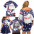 Personalized USA Athletics Family Matching Off Shoulder Short Dress and Hawaiian Shirt One For All Summer Sport LT9 - Wonder Print Shop