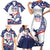 Personalized USA Athletics Family Matching Short Sleeve Bodycon Dress and Hawaiian Shirt One For All Summer Sport - Wonder Print Shop