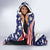 Personalized USA Athletics Hooded Blanket One For All Summer Sport