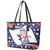 Personalized USA Athletics Leather Tote Bag One For All Summer Sport