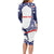 Personalized USA Athletics Long Sleeve Bodycon Dress One For All Summer Sport - Wonder Print Shop