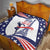 Personalized USA Athletics Quilt One For All Summer Sport