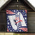 Personalized USA Athletics Quilt One For All Summer Sport