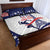 Personalized USA Athletics Quilt Bed Set One For All Summer Sport - Wonder Print Shop