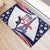 Personalized USA Athletics Rubber Doormat One For All Summer Sport