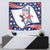 Personalized USA Athletics Tapestry One For All Summer Sport