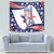 Personalized USA Athletics Tapestry One For All Summer Sport