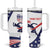 Personalized USA Athletics Tumbler With Handle One For All Summer Sport