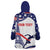 Personalized USA Athletics Wearable Blanket Hoodie One For All Summer Sport