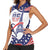 Personalized USA Athletics Women Sleeveless Polo Shirt One For All Summer Sport