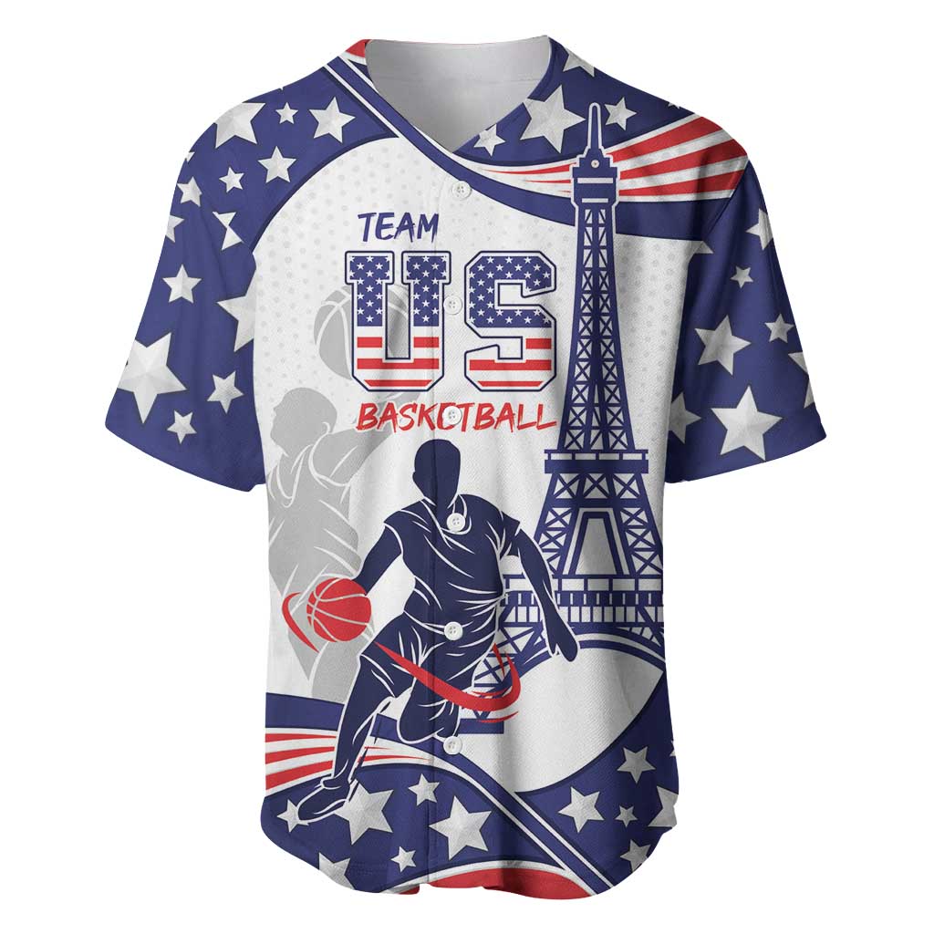 Personalized USA Basketball Baseball Jersey One For All Summer Sport LT9 - Wonder Print Shop