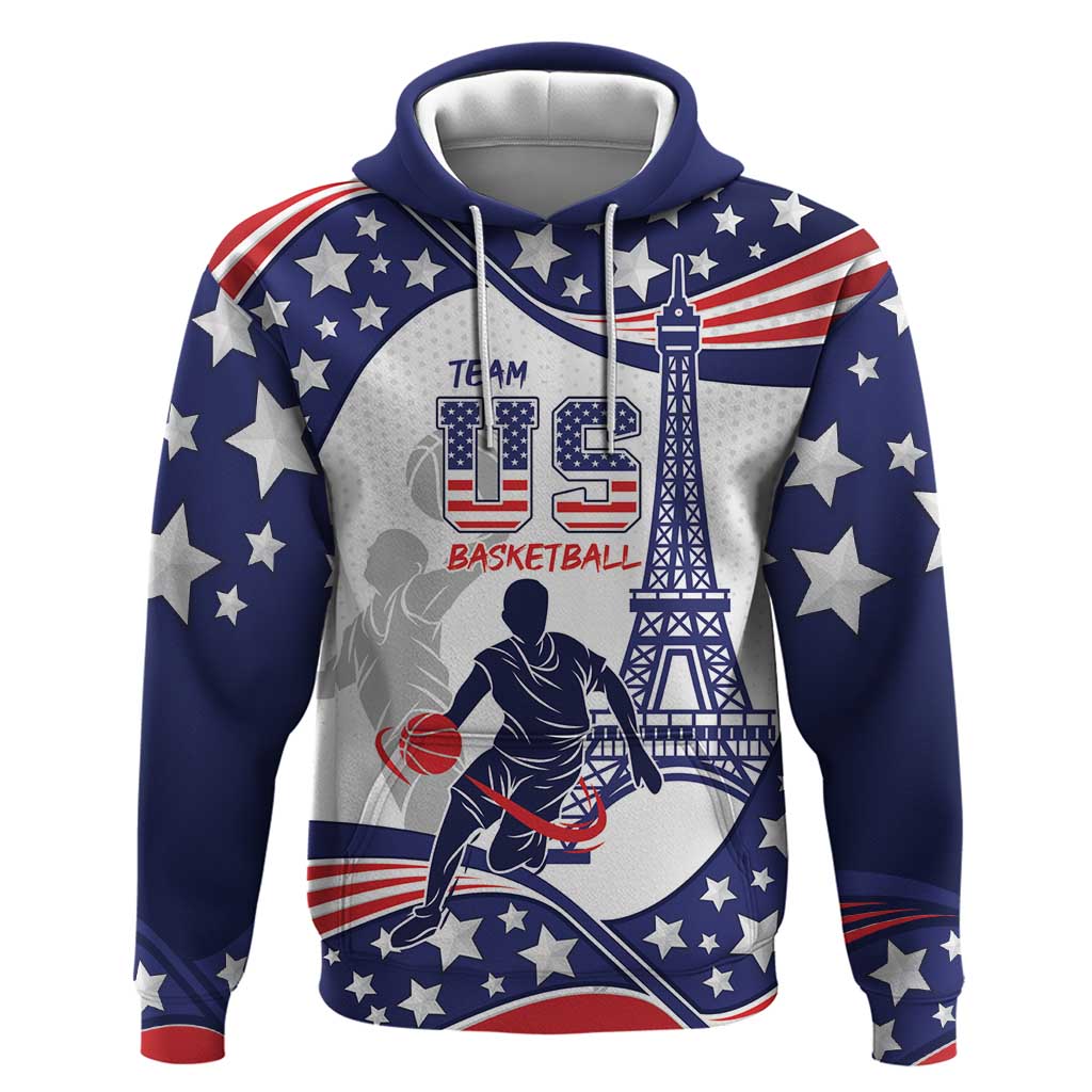 Personalized USA Basketball Hoodie One For All Summer Sport - Wonder Print Shop