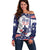 Personalized USA Basketball Off Shoulder Sweater One For All Summer Sport - Wonder Print Shop