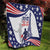 Personalized USA Basketball Quilt One For All Summer Sport