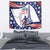 Personalized USA Basketball Tapestry One For All Summer Sport