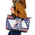 Personalized USA Cycling Leather Tote Bag One For All Summer Sport