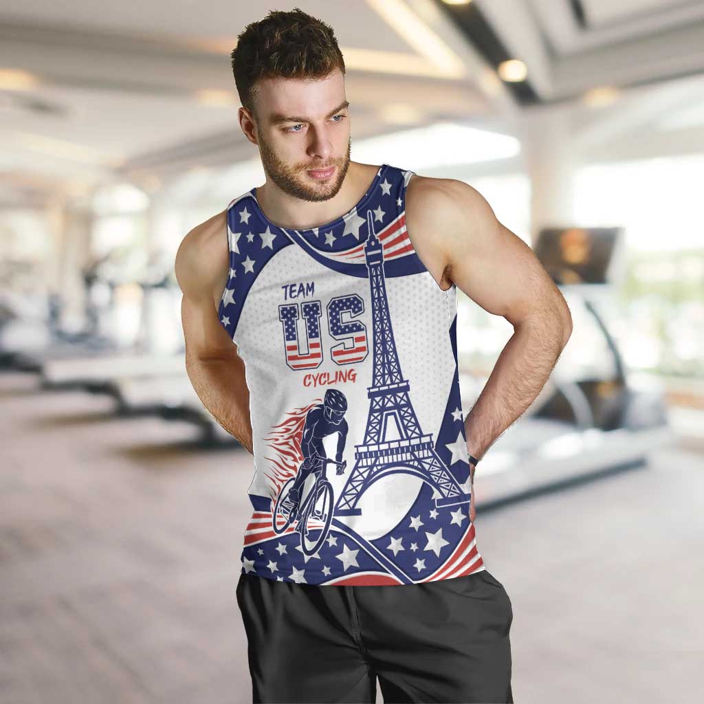 Personalized USA Cycling Men Tank Top One For All Summer Sport - Wonder Print Shop