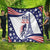 Personalized USA Cycling Quilt One For All Summer Sport