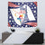 Personalized USA Gymnastics Tapestry One For All Summer Sport