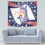 Personalized USA Gymnastics Tapestry One For All Summer Sport