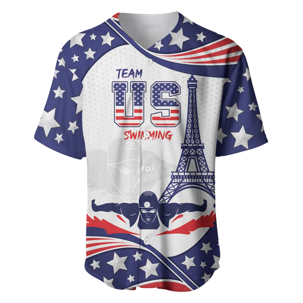 Personalized USA Swimming Baseball Jersey One For All Summer Sport LT9 - Wonder Print Shop