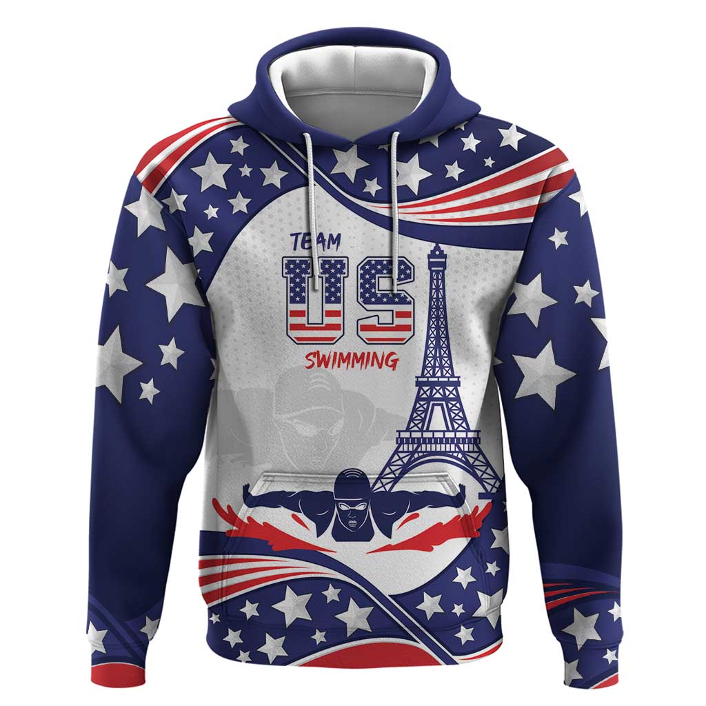 Personalized USA Swimming Hoodie One For All Summer Sport - Wonder Print Shop