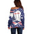 Personalized USA Swimming Off Shoulder Sweater One For All Summer Sport - Wonder Print Shop