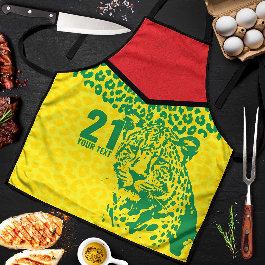 Custom Guyana Golden Jaguars Apron Heritage Flame Edition - Wonder Print Shop