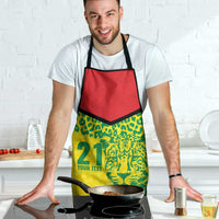 Custom Guyana Golden Jaguars Apron Heritage Flame Edition - Wonder Print Shop