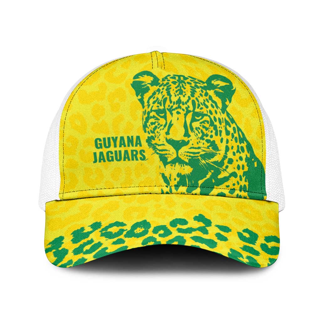 Guyana Golden Jaguars Baseball Net Cap Heritage Flame Edition - Wonder Print Shop