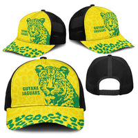 Guyana Golden Jaguars Baseball Net Cap Heritage Flame Edition - Wonder Print Shop